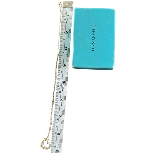 Tiffany & co. silver open heart necklace - Picture 3 of 6